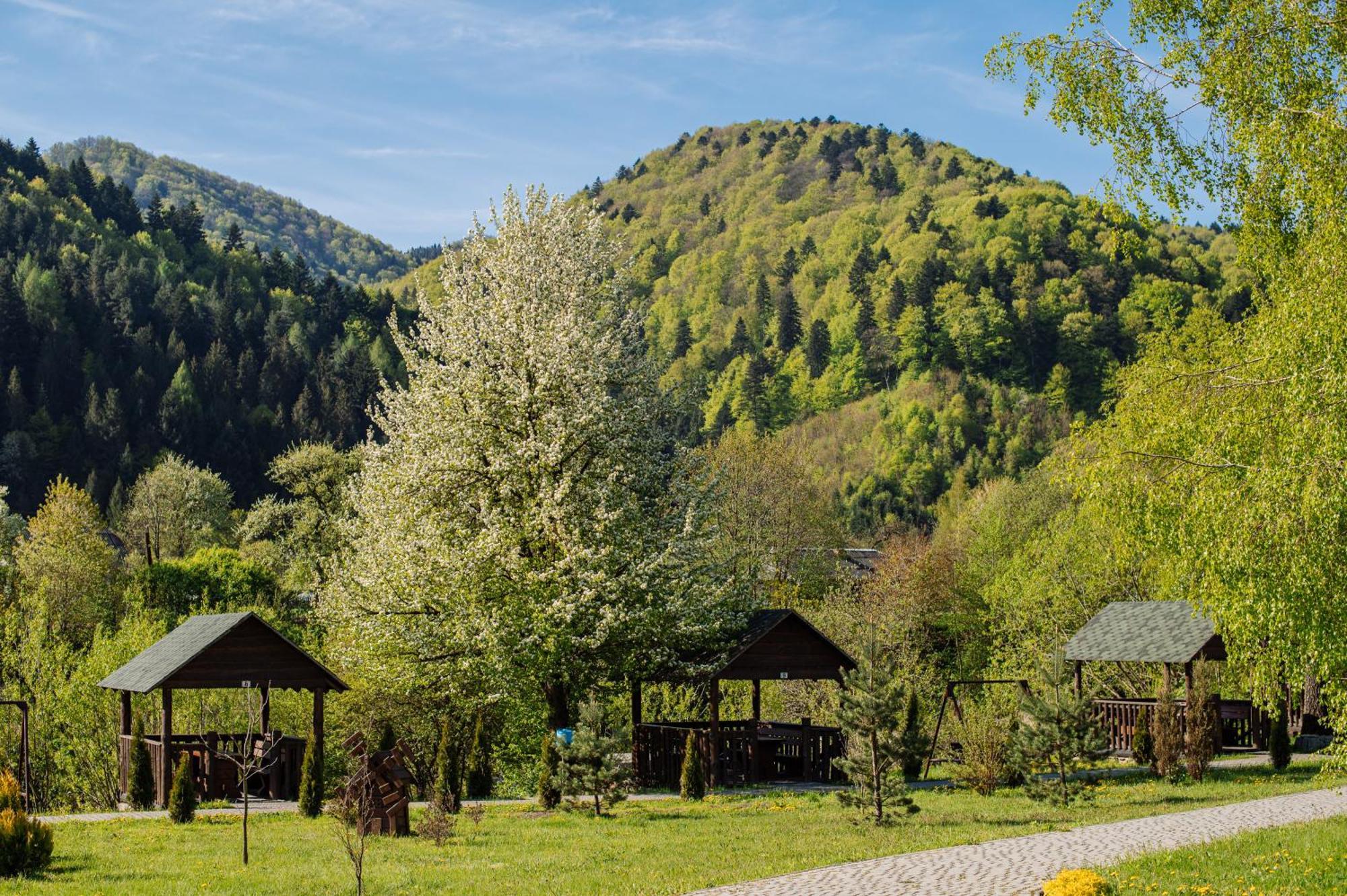 ホテル Рибничанка Skhidnytsia エクステリア 写真